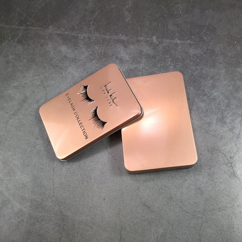 Eyelashes Packaging Metal Tin Box