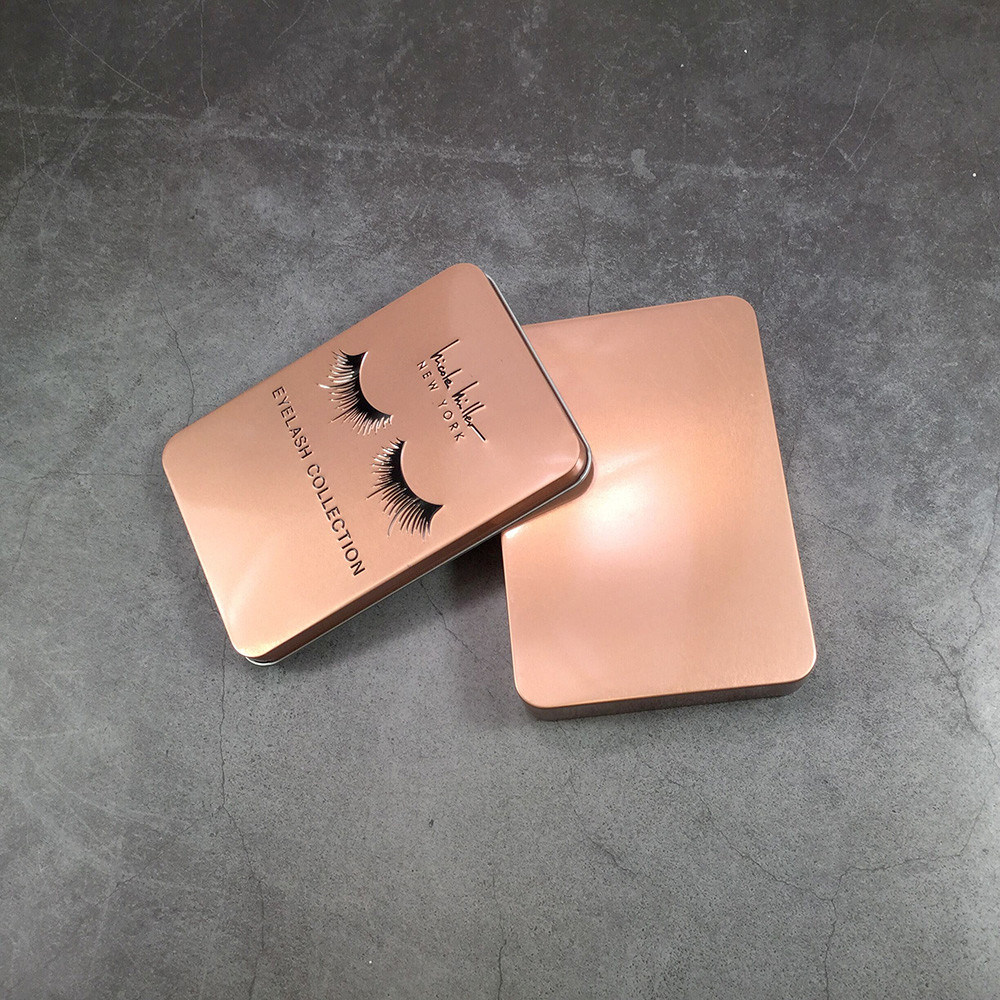 Eyelashes Packaging Metal Tin Box