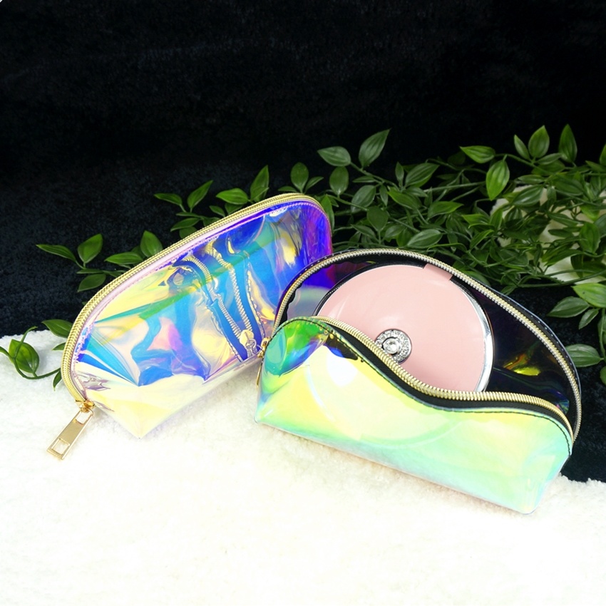 New Laser Travel Clear PVC Makeup Wash Pouch Cosmetic Bag