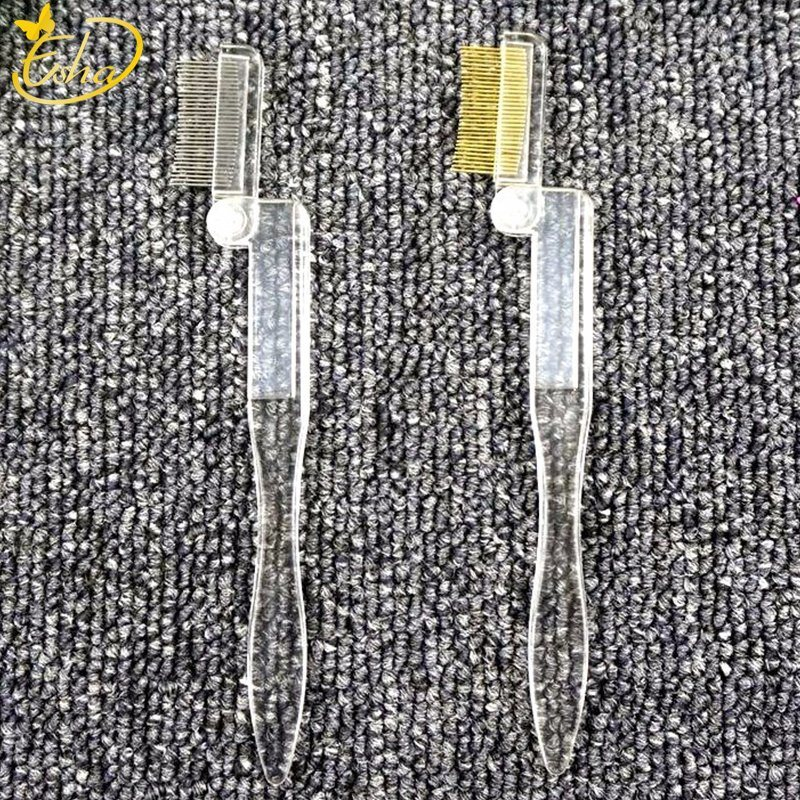 Folding Eyebrow Comb Eyelash Separator
