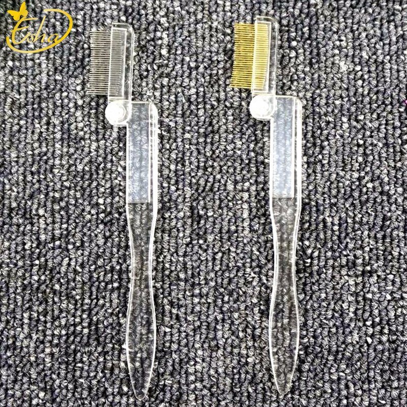 Folding Eyebrow Comb Eyelash Separator