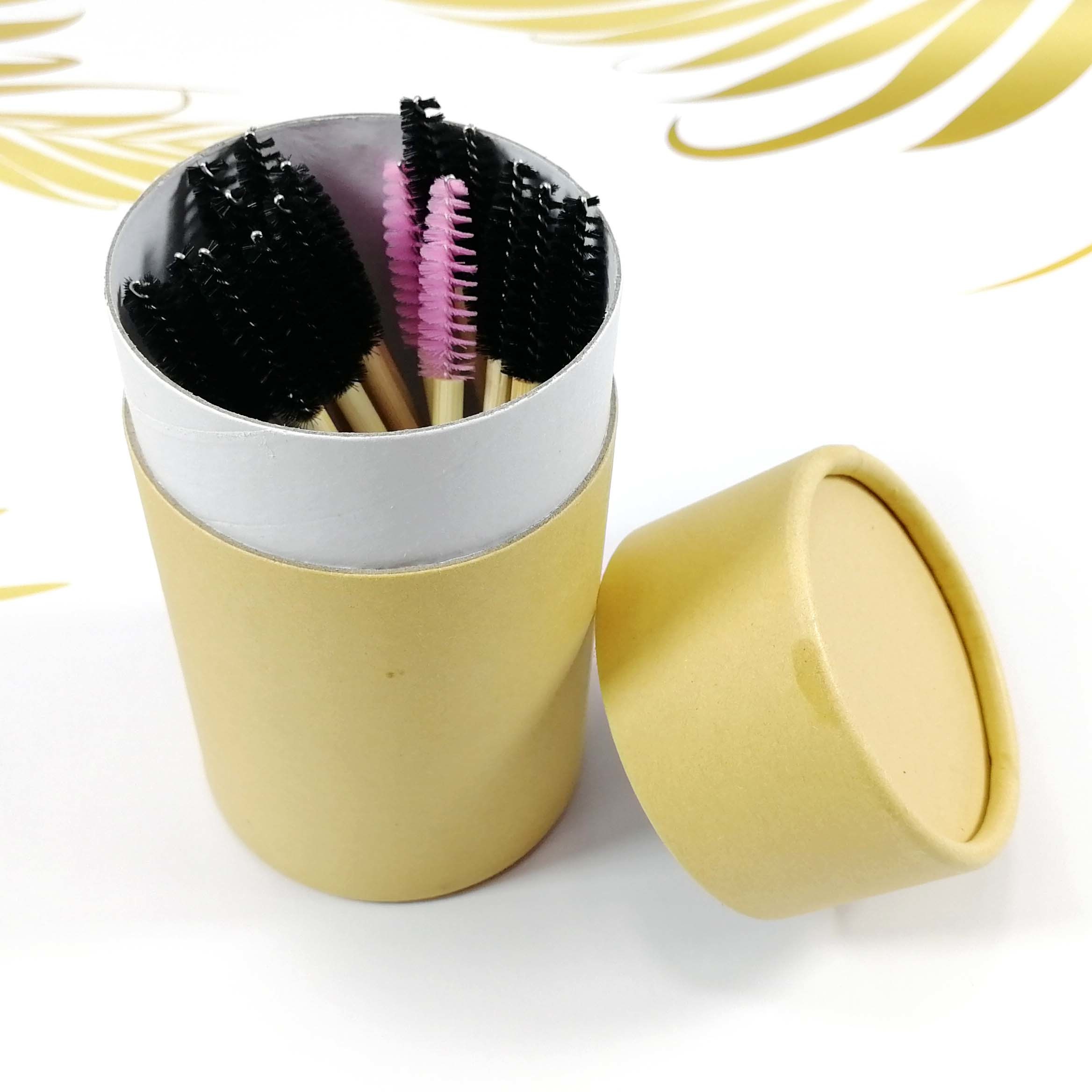 Bamboo Cosmetic Applicator Eyeliner Brush Eco-Friend Makeup Tools