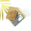 Cork Natural PU Makeup Cosmetic Mirror