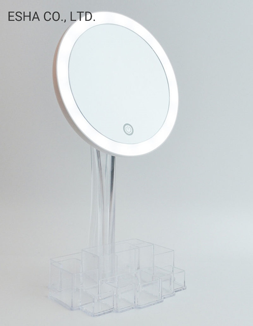 Acrylic Touch LED Desktop Mirror