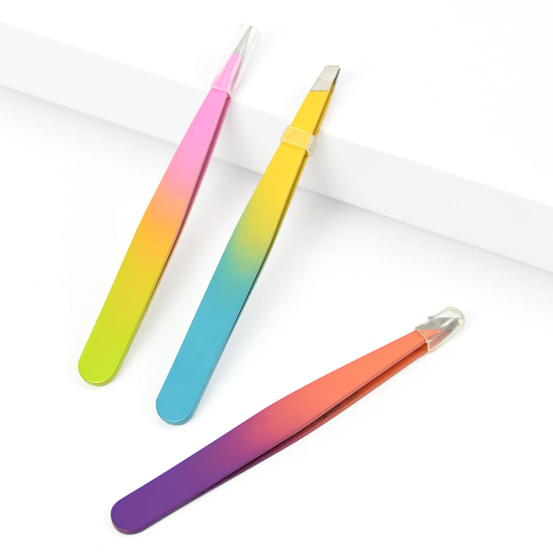 3-Tips Colour Eyebrow Clip & Eyelash Tweezer