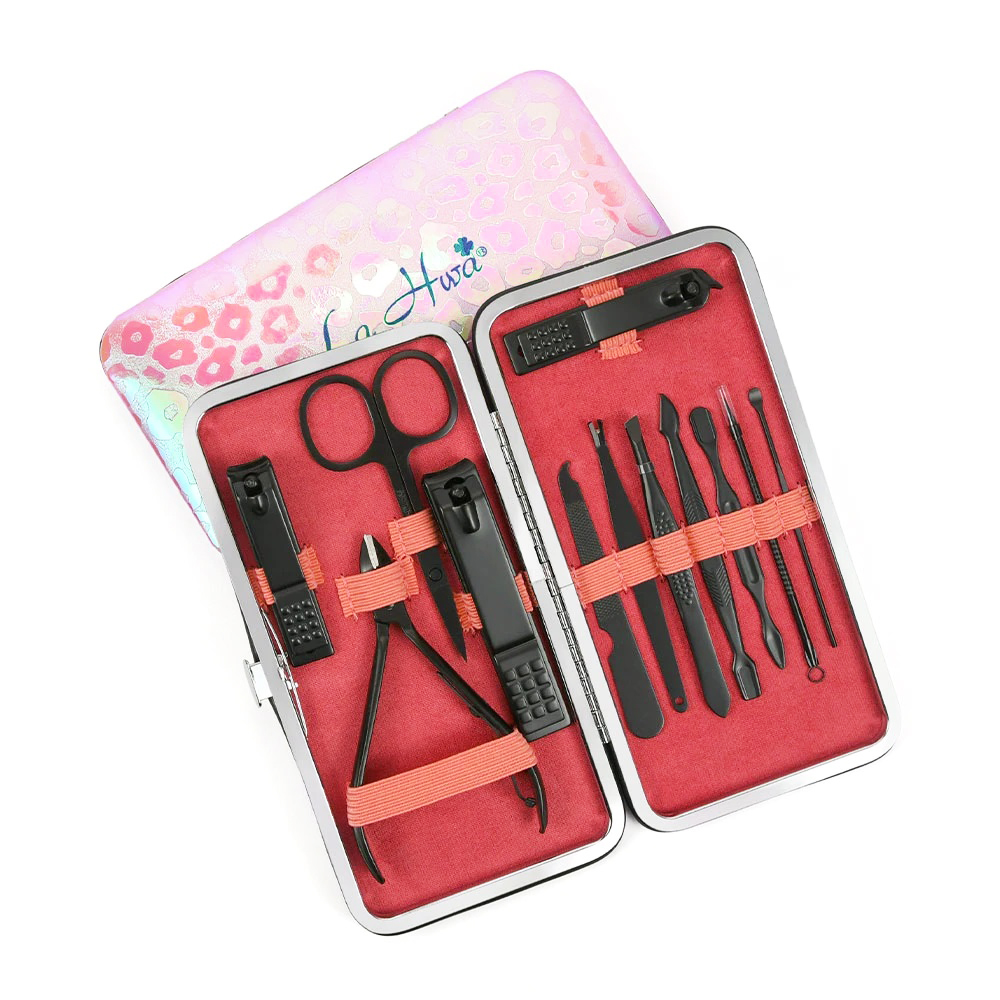 Multi Function Stainless Steel Manicure Set With Box