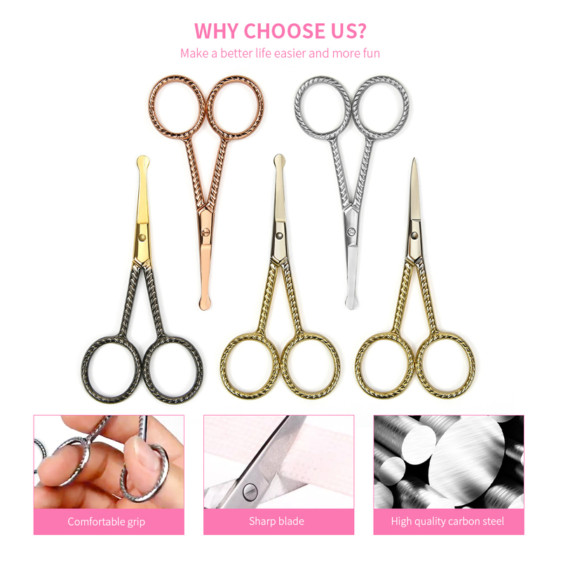 Straight Tip Scissor for Eyebrows