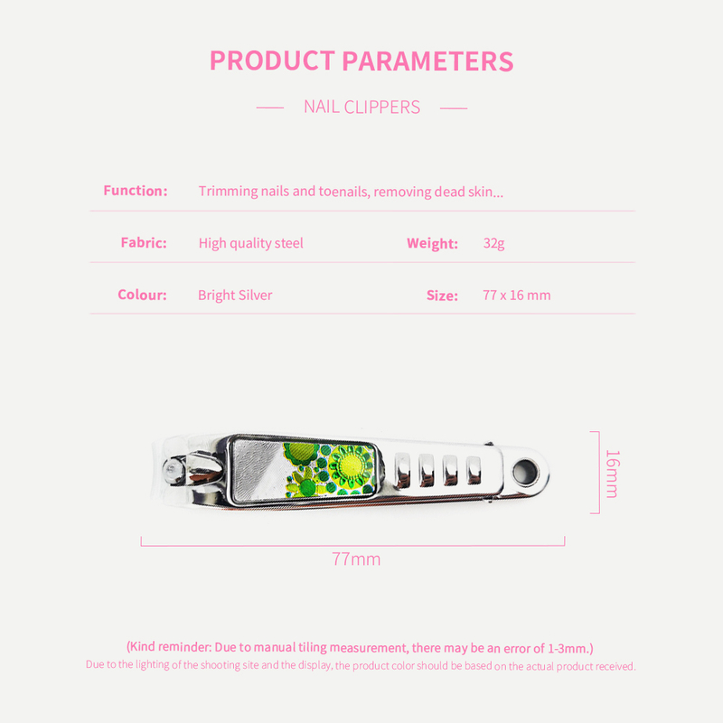 Carbon Steel Manicure Trimmer with Nail File