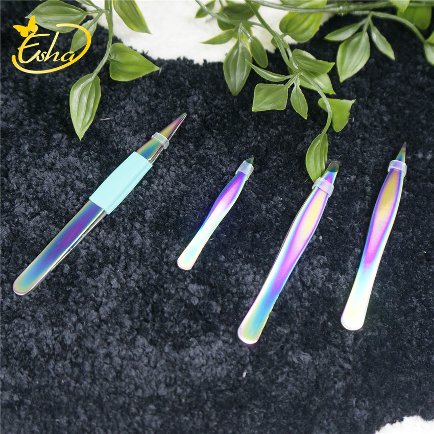 Private label professional eyelash extension tweezers