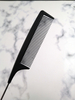 Carbon Fine Tooth Pin Tail Comb Metal Pin Rat Tail Comb