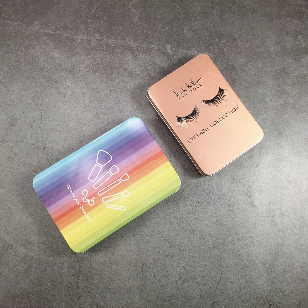 Eyelashes Packaging Metal Tin Box