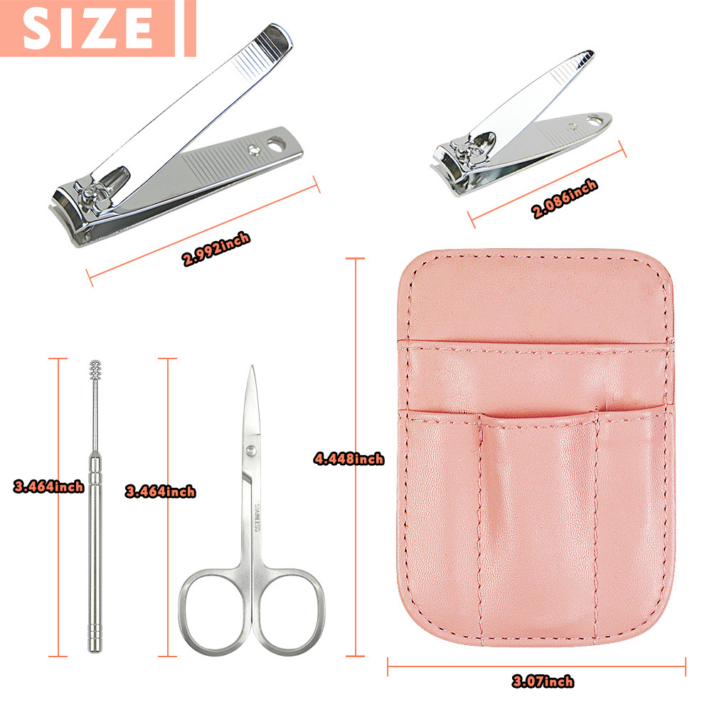 4PCS Stainless Steel Scissors Nail Clipper