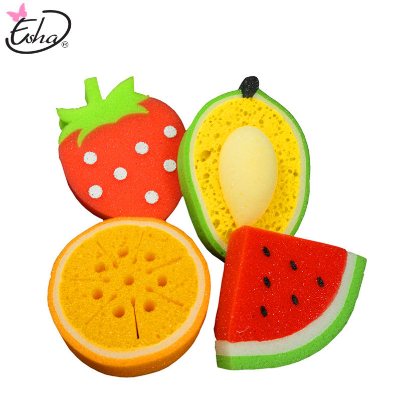 Fruit Animal Shape Baby Shower Sponge