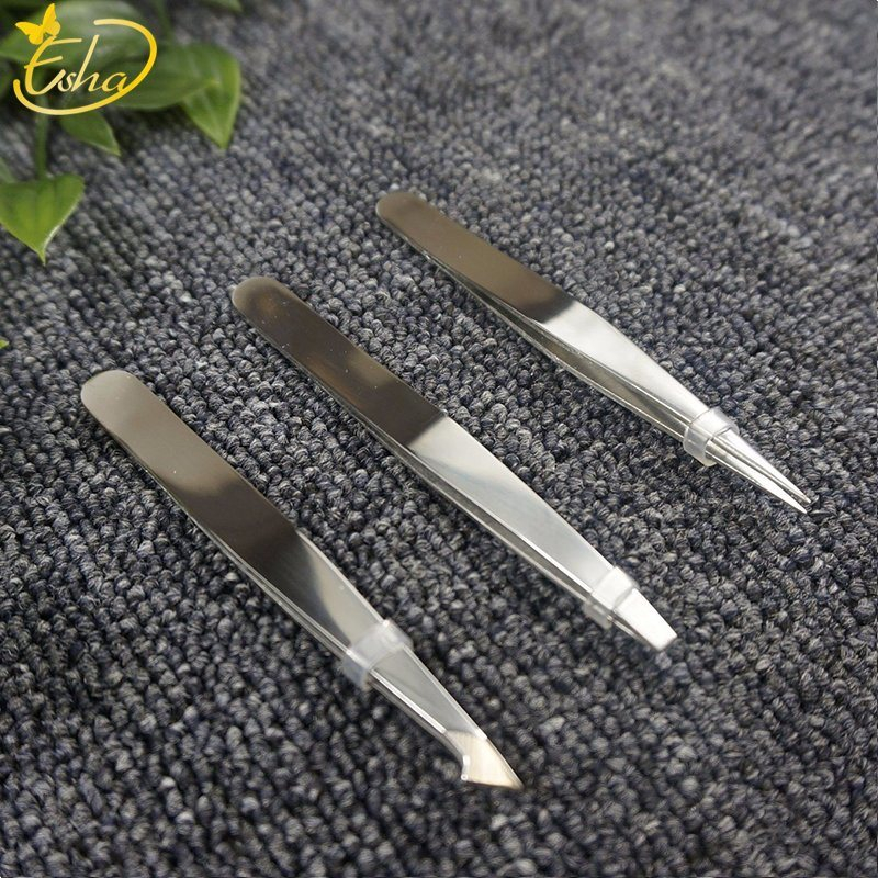 Mirror Light Three Tips Tweezer