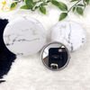 Marble Pattern Metal Mini Cosmetic Pocket Mirror
