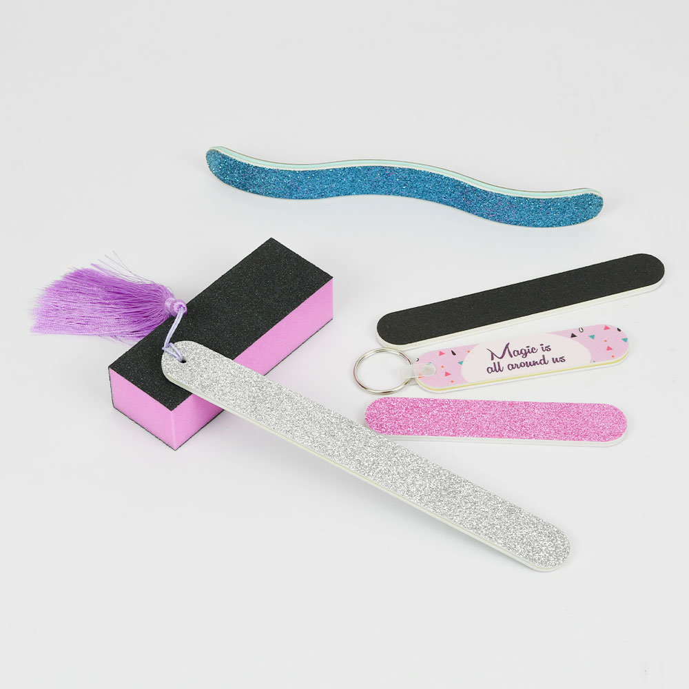 Colorful Shiny Foot File Manicure Kit