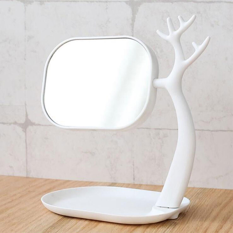 Plastic Stand up Multifunctional Cosmetic Mirror