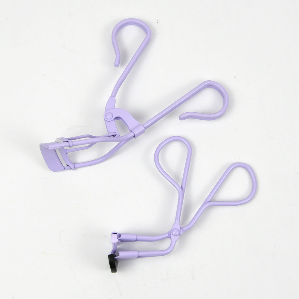 Purple color eyelash curler beauty makeup tool eyelash applicator