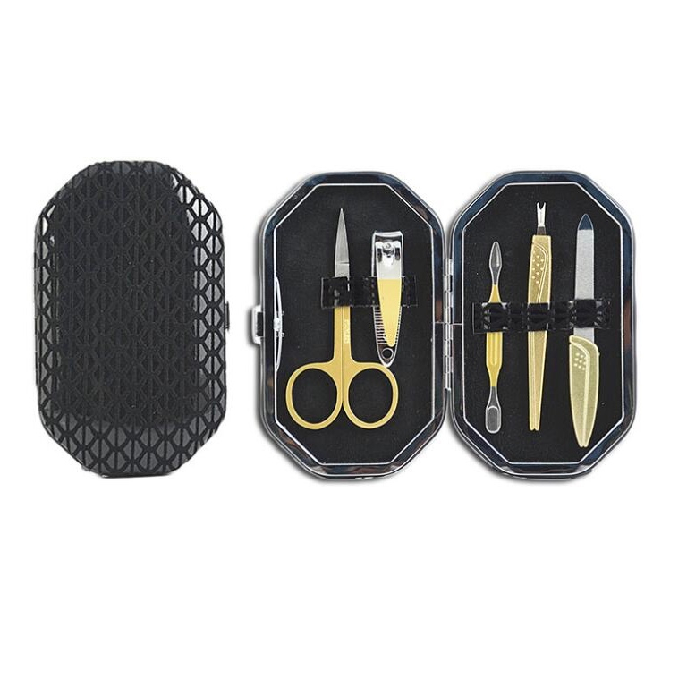 Red Round Manicure Set