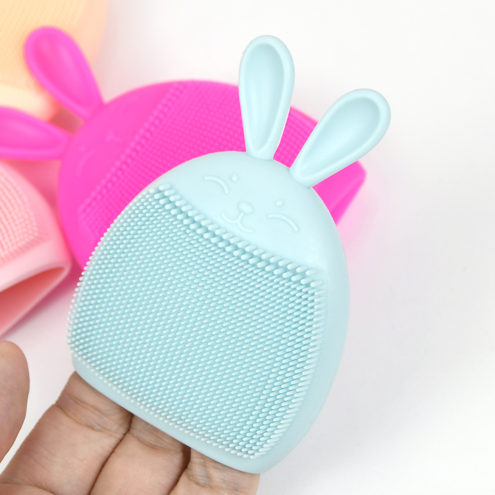 Face scrub exfoliator brush silicone facial cleansing brush