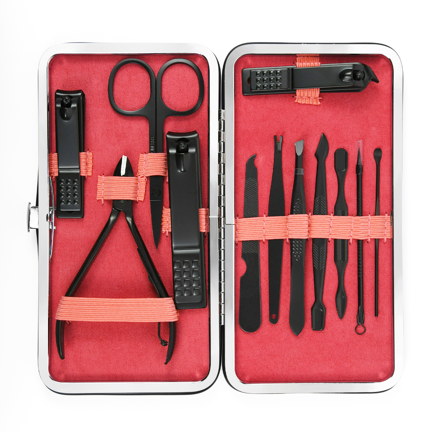 Stainless Steel Manicure Set With Box