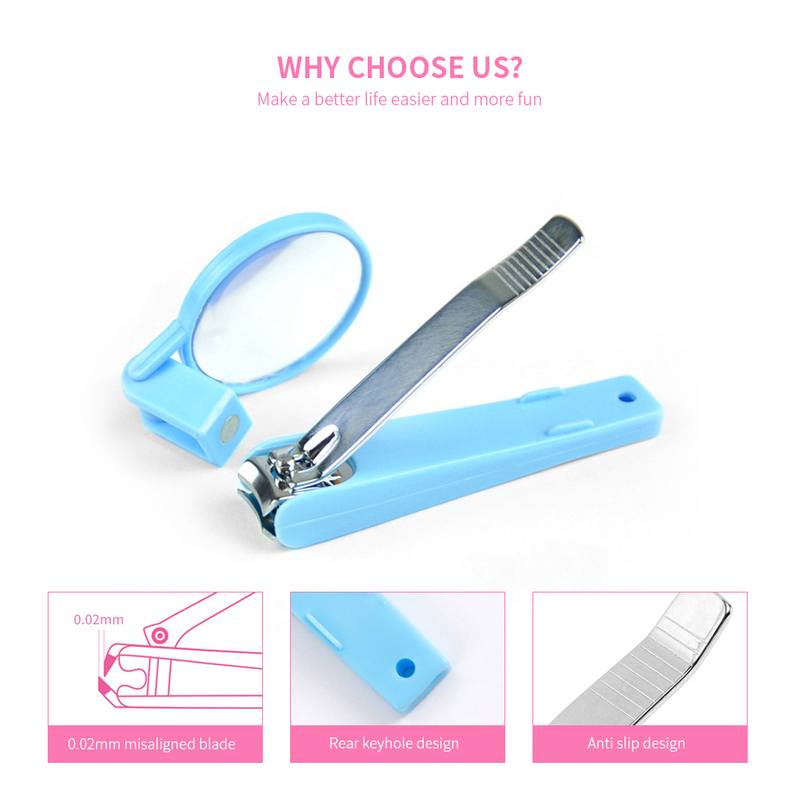 Nail Clipper with Colorful Plastic Covering