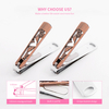 Creative Hollow Gold Pattern Manicure Trimmer