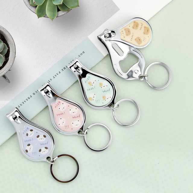 Custom Nail Trimmer Bottle Opener Keychain