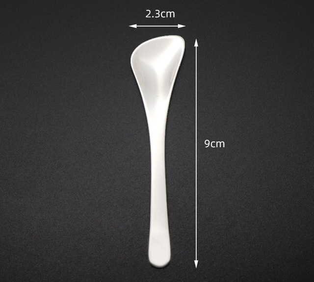 Flap Silver Salon Makeup Spoon