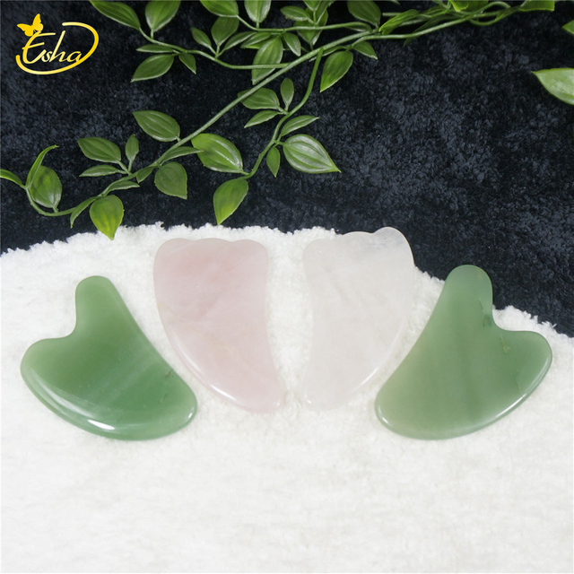 Heart Shaped Facial Jade Scraping Board