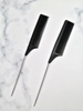 Simple Hair Care Plastic Fine Tooth Metal Rat Tail Comb