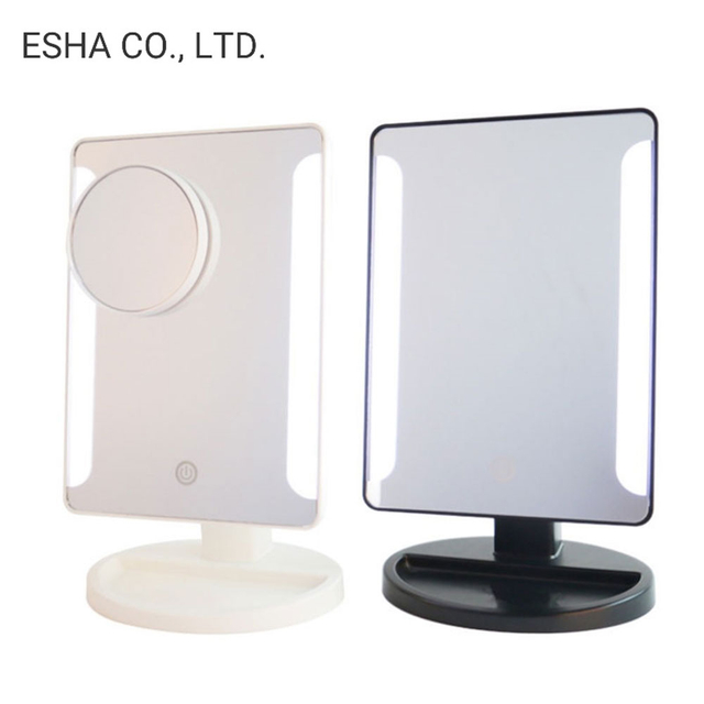 LED High Bright USB Charging Desktop Mirror