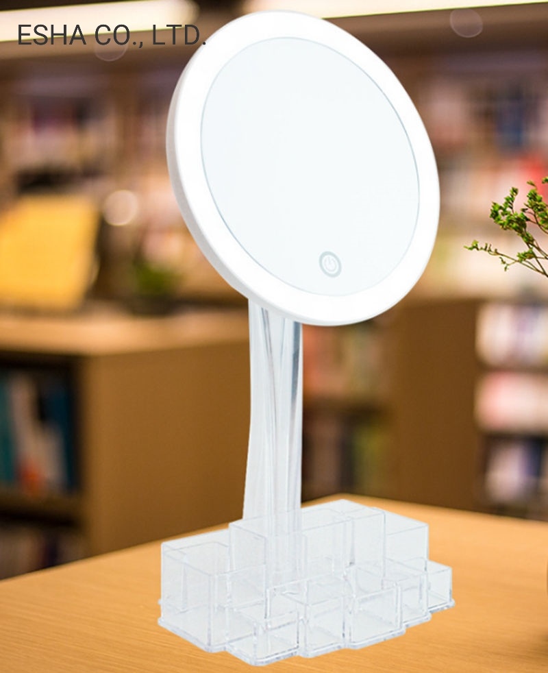 Acrylic Touch LED Desktop Mirror