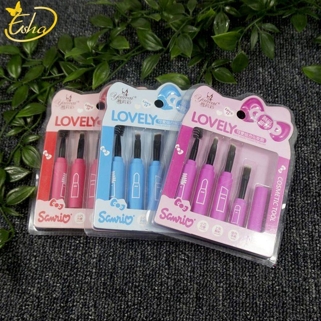 Cosmetic Brush Set 4 PCS Action