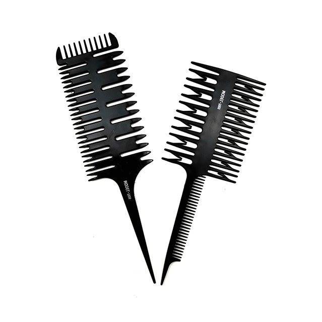 Professional 3 Way Sectioning Highlight Hair Comb for Salon