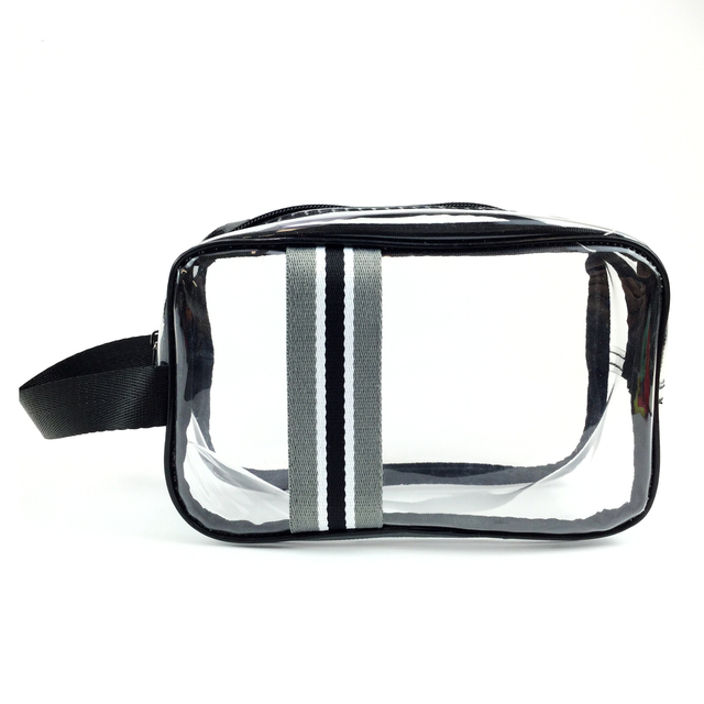 Waterproof Transparent PVC Zippered Toiletry Bag