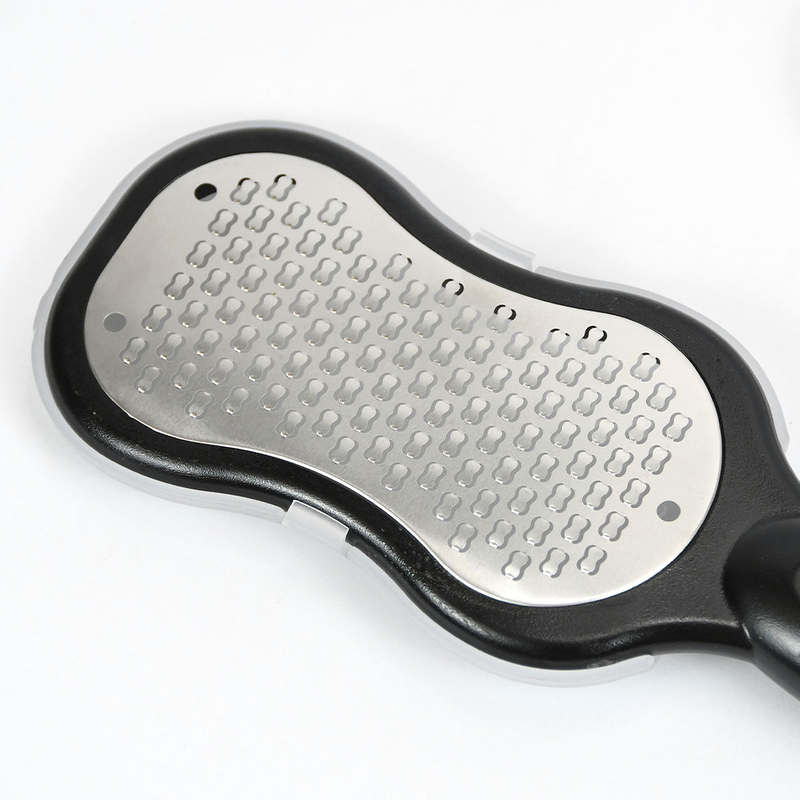 Double sided callus remover foot file with dust collector