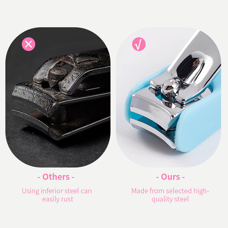 Nail Clipper with Colorful Plastic Covering