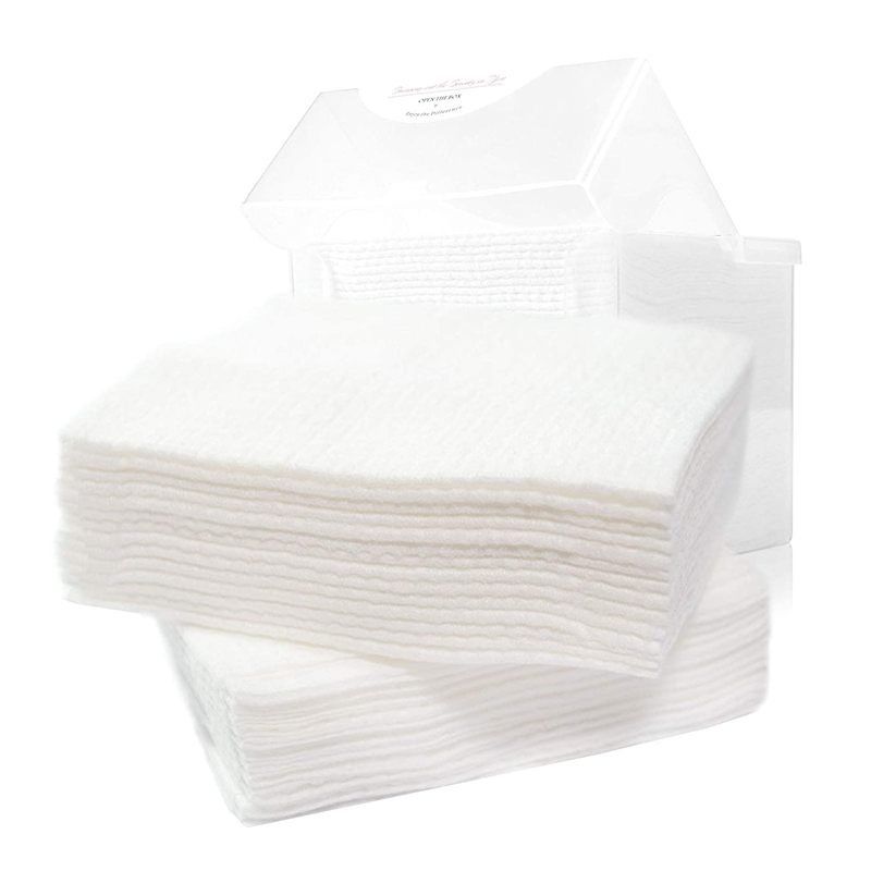 square disposable skin care cosmetic cotton pad