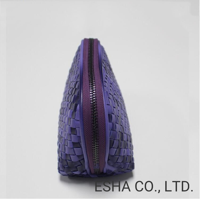 Fashion Woven Pattern PU Leather Coin Purse