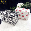 Pink Stripe Printed Cosmetic Bag
