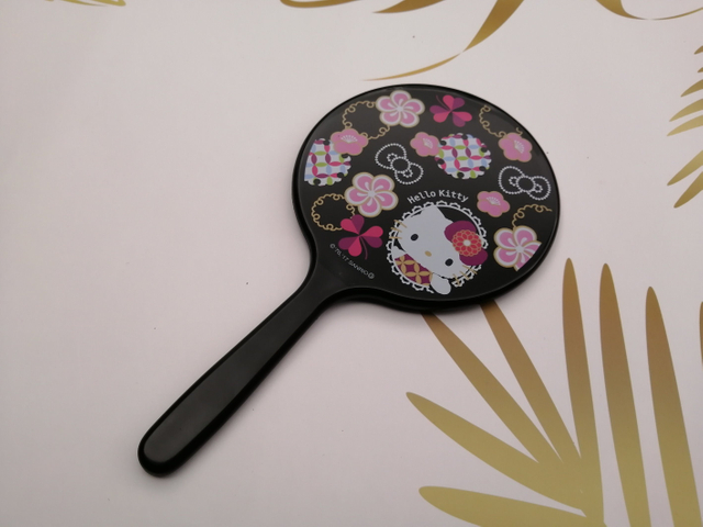 Printing at Back Plastic Handheld Mirror