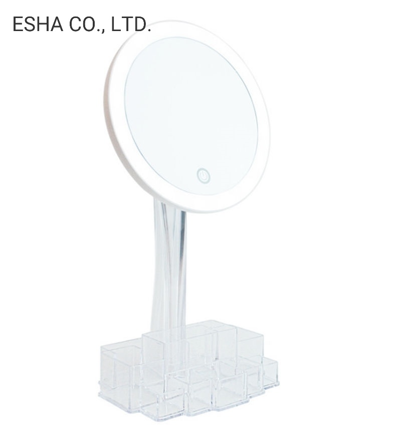 Acrylic Touch LED Desktop Mirror