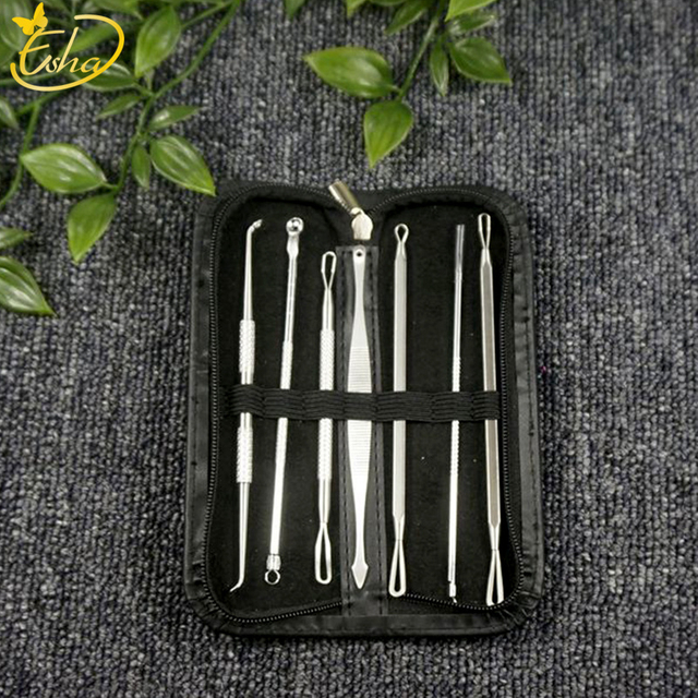 7 In1 Stainless Steel Acne Blackhead Extractor