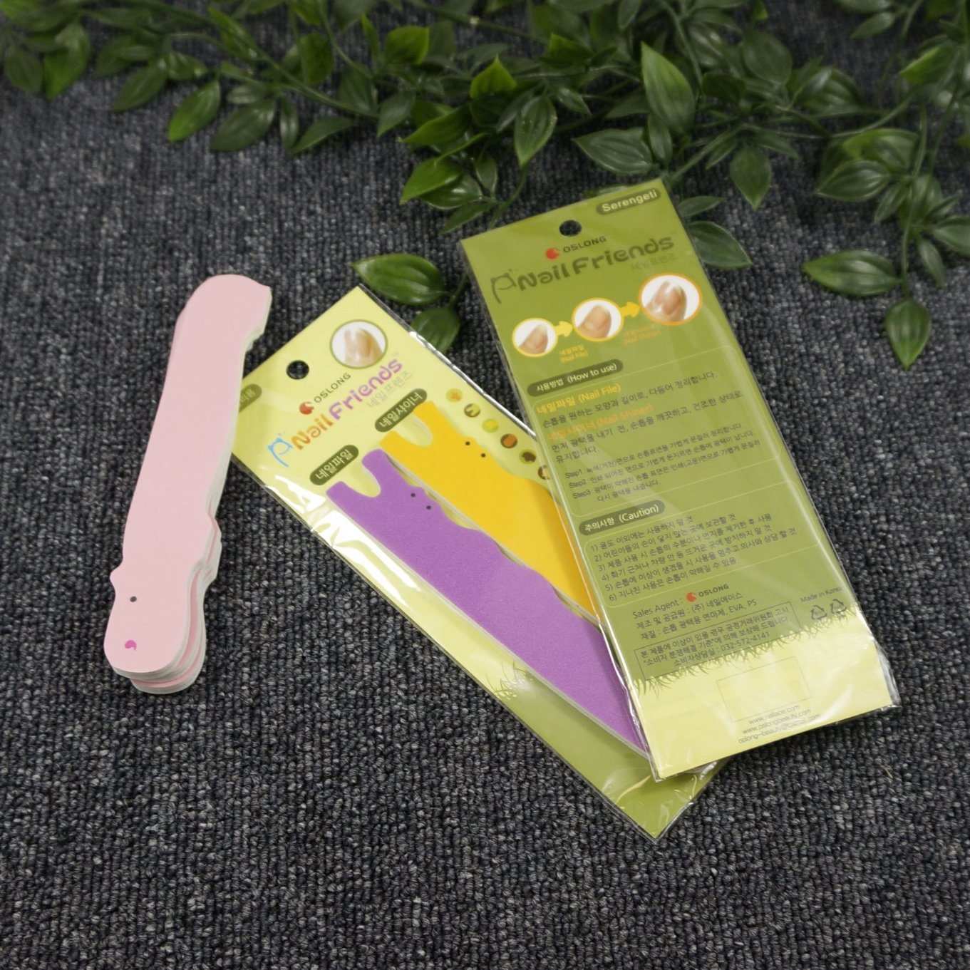 Hot-Selling Two Color Nail Buffer with Hippo Shape