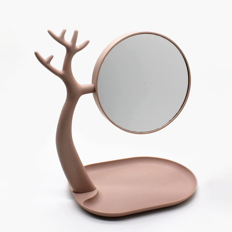 Plastic Stand up Multifunctional Cosmetic Mirror