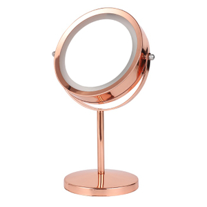 Table Top Free Standing 5X Magnifying LED Cosmetic Mirror