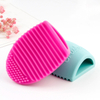 Egg Shape Silicone Makeup Brush Cleaning Scrubber