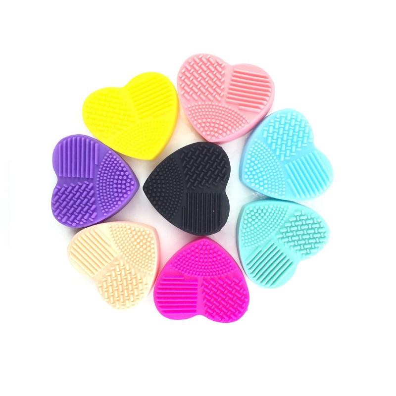 Colorful Silicone Makeup Brush Cleaner pad
