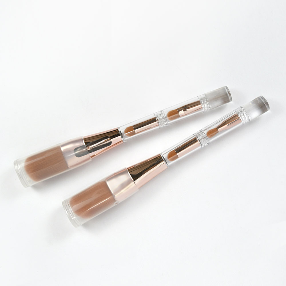 Multi functional Retractable 4 in 1 Mini Makeup Brush Set